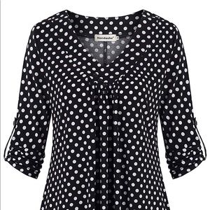 Women’s tunic 3/4 sleeve roll up